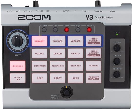 Zoom V3 Vocal Effects Processor | American Musical Supply